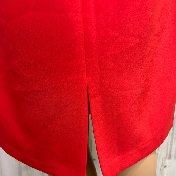 Vince Camuto Red Popover Sleeveless Dress - Picture 9 of 13